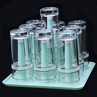 Giá Đỡ Chén Xả Ngăn Đựng Chén Hộ Gia Đình Giá úp cốc Nước Móc Treo Tách Chén Ly Cái kệ