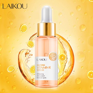 Serum làm trắng da LAIKOU với thành phần vitamin c giúp loại bỏ quầng thâm và chống lão hóa hiệu quả cao cấp 17ml