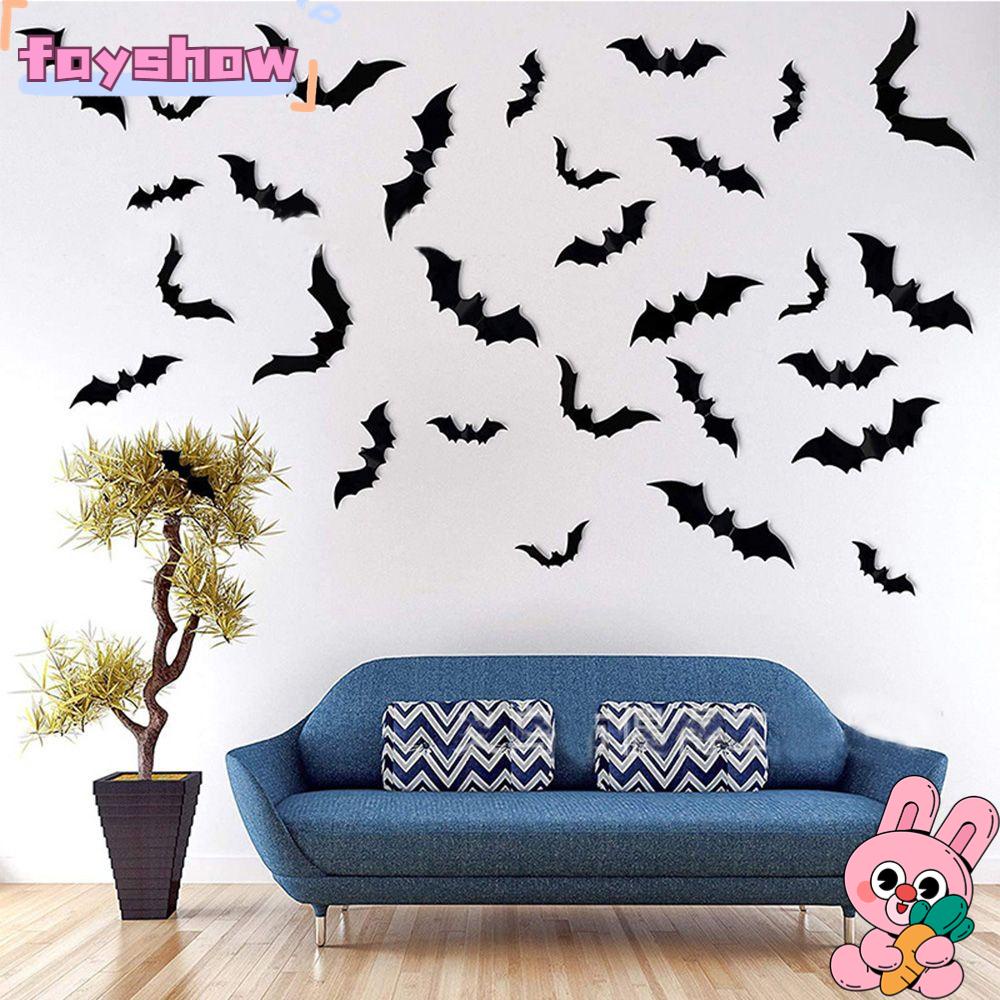 Set 72 Sticker Họa Tiết 3D Bằng PVC Trang Trí Halloween
