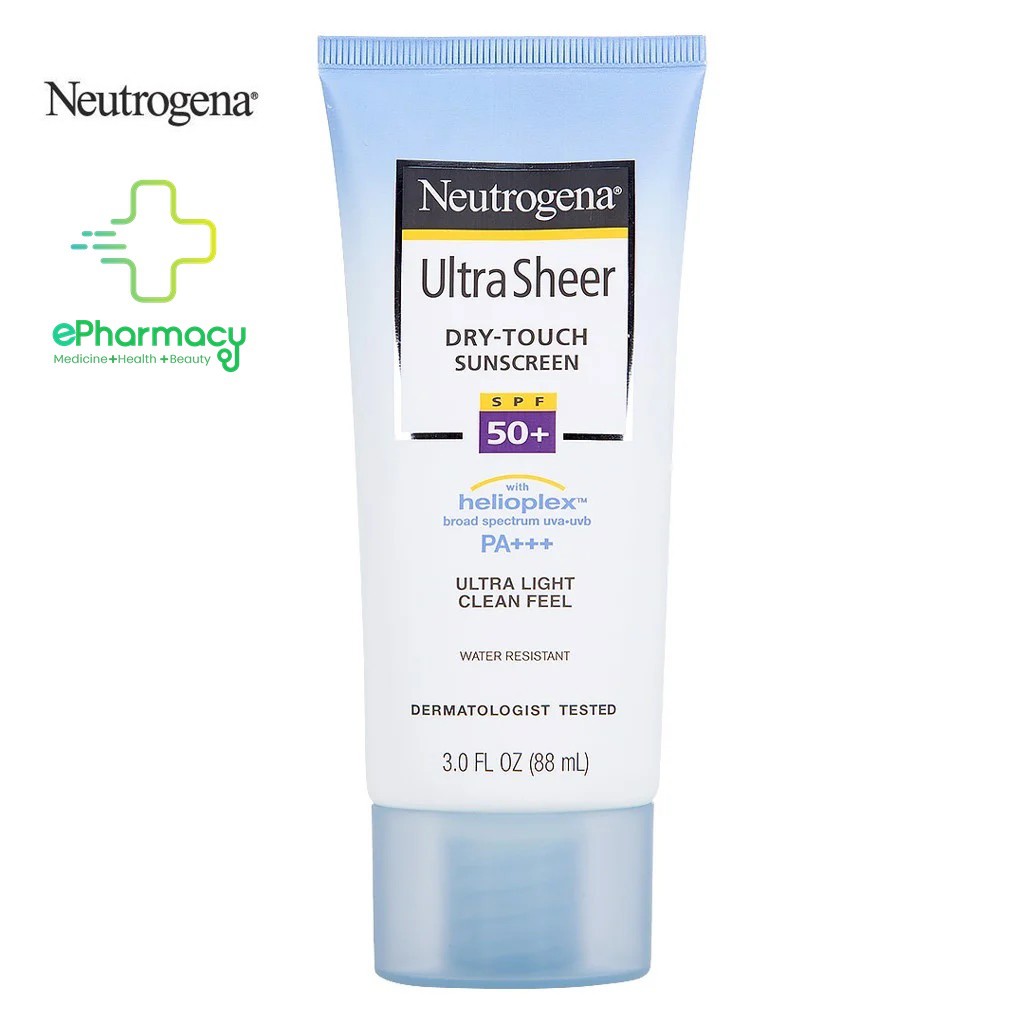 Kem Chống Nắng NEUTROGENA khô thoáng - NEUTROGENA Ultra Sheer Dry Touch Sunblock SPF 50 PA+++ 88mL