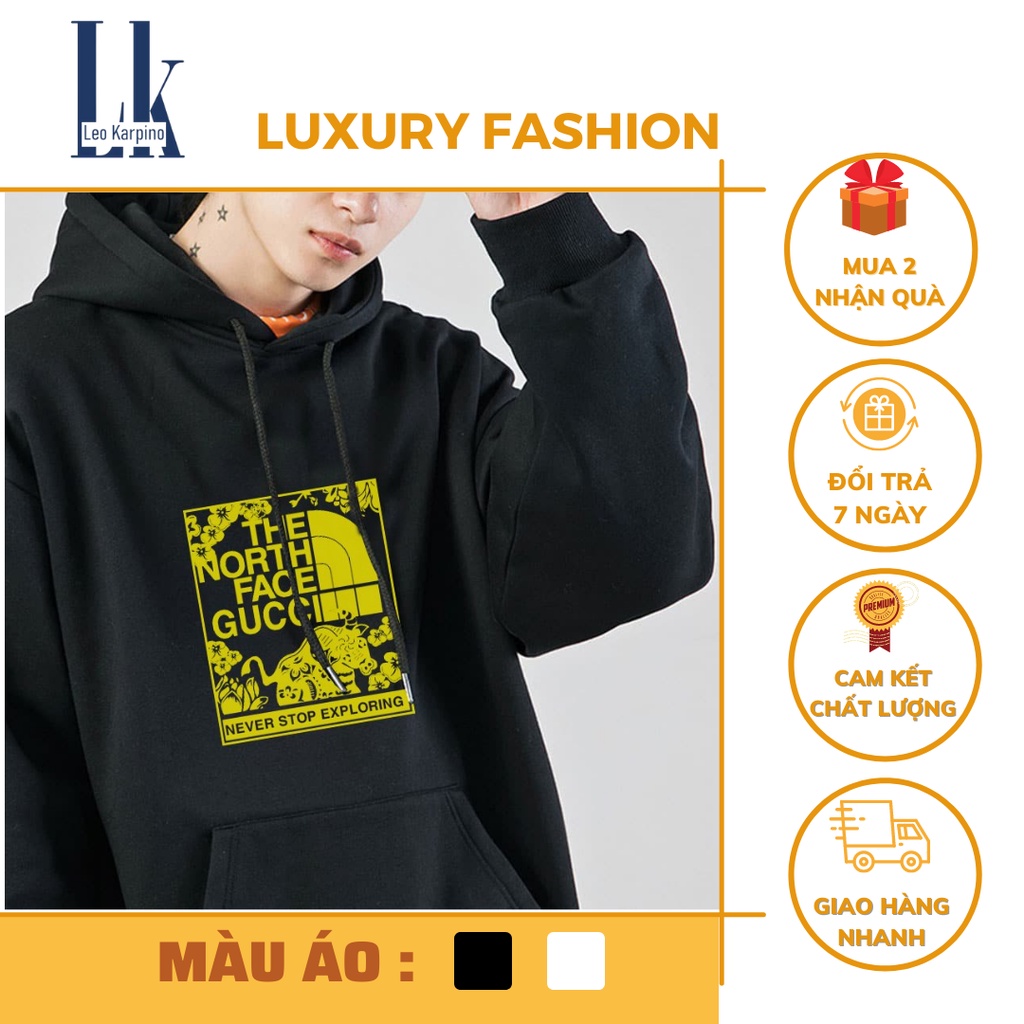 Áo hoodie nam nữ form rộng CAO CẤP thời trang unisex năng động trẻ trung in hình Northface - Áo khoác nỉ hoodie | BigBuy360 - bigbuy360.vn