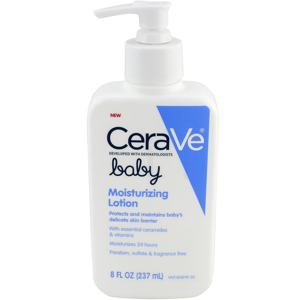 Dưỡng thể không mùi cho trẻ nhỏ CeraVe Baby Moisturizing Lotion 237ml (Mỹ)