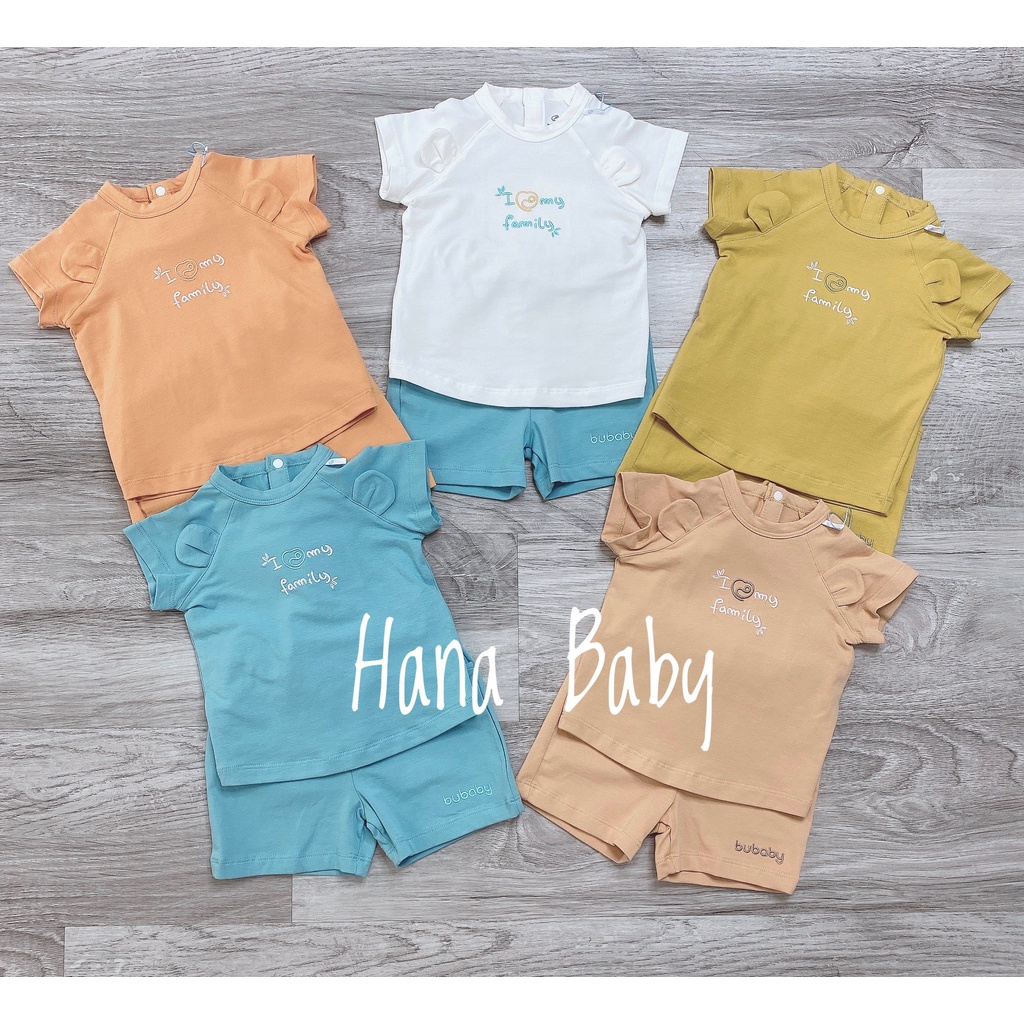 BUBABY Bộ cài sau cộc tay GANIK BABY POOH ( Mã SP BOC012.01)