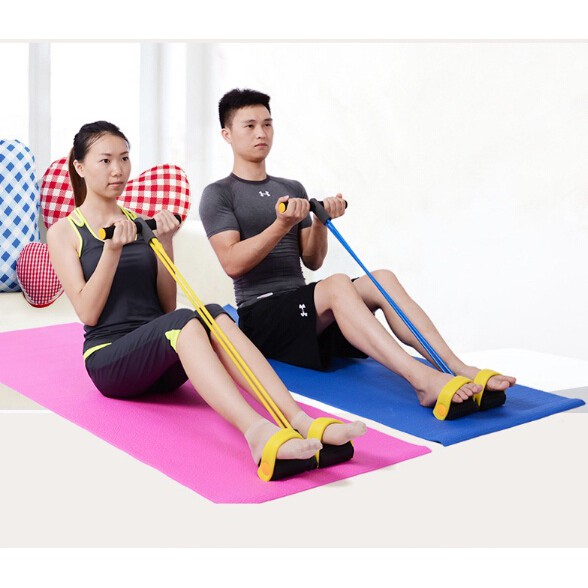 [⚡Sale Tuyệt Đỉnh⚡] Dây Kéo Lưng, Dây Tập Thể Dục, Tập Gym, Tập Cơ Bụng Thông Minh Điều Chỉnh Lực Kéo