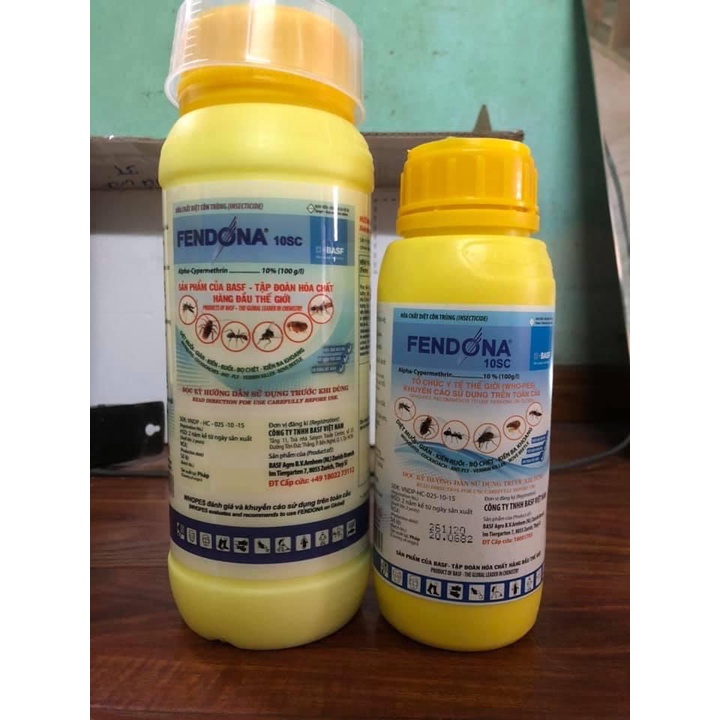 Thuốc diệt muỗi fendona 10sc chai 1 lít