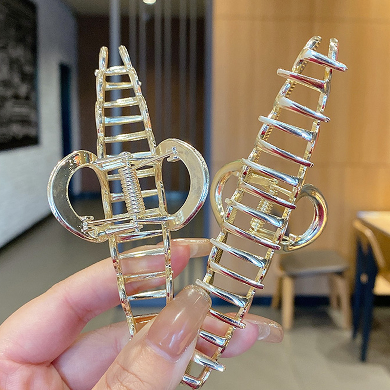 Kẹp Tóc Kim Loại Đính Đá Nhiều Màu Thời Trang Hàn Quốc