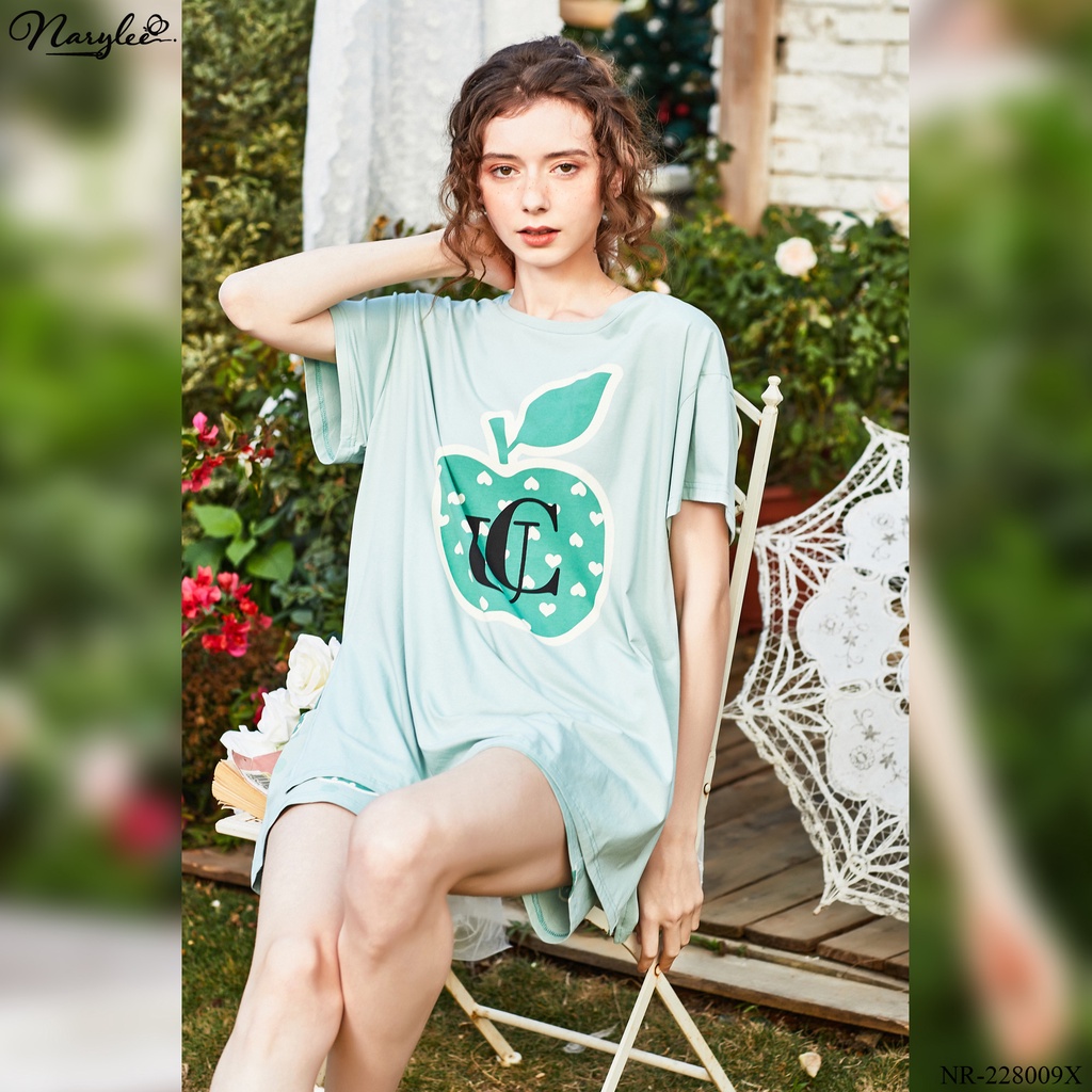 Đồ bộ mặc nhà nữ cao cấp Narylee áo cộc quần đùi chất cotton nhập khẩu mềm mịn chống tia UV kháng khuẩn mã NR - 228009