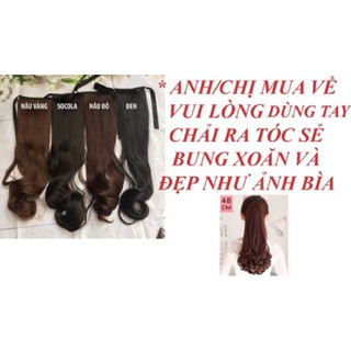 Tóc cột xoắn đuôi cao cấp 48cm