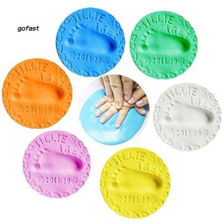 Air Drying Soft Clay Baby Kid Handprint Footprint Imprint Casting Record Growing