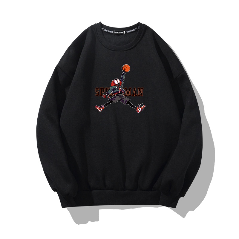 Áo Sweater HappyFamily SPIDERMAN Chất Cotton 100 Cao Cấp-3 Màu Trắng/Đen/Xám