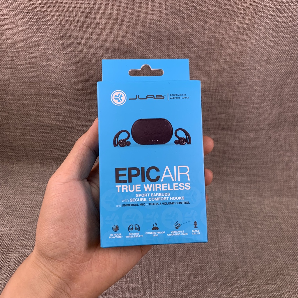 Tai nghe JLab Epic Air Elite True - Tai nghe móc tai thể thao JLab