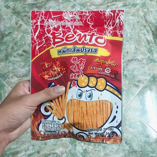 Mực Bento Sợi Thái Lan Vị Ớt Cay (Gói lớn 24g)