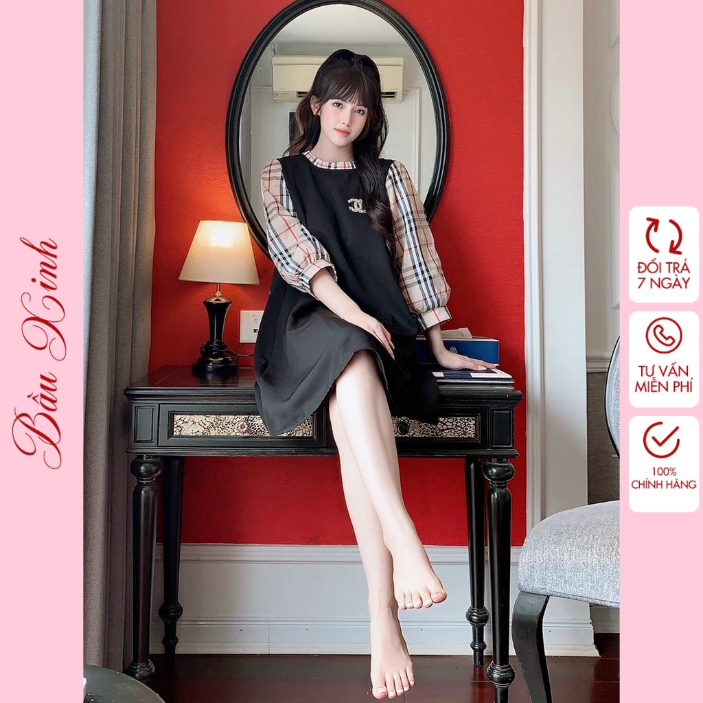Váy bầu thu đông Đầm bầu đẹp giá rẻ thiết kế thời trang phù hợp công sở dự tiệc hoặc đi chơi