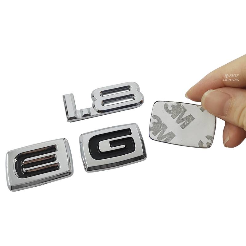 Sticker trang trí hình biểu tượng xe hơi Toyota Innova E G S 1.8 E G S