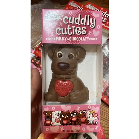 Kẹo Chocolate  CUDDLY CUTIES GUMMY MILKY &amp; CHOCOLATY CANDY Mỹ