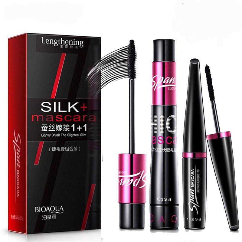 [Hàng mới về] Mascara sợi 4D kháng nước chuốt mi dài và cong vút tự nhiên