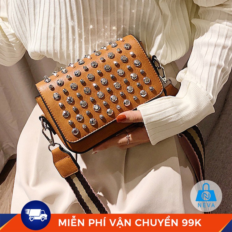 (HÀNG MỚI) Túi Nữ Gắn Đá Lấp Lánh Siêu Xinh NEVA067