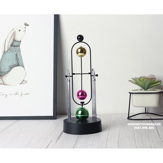 Con lắc newton 3 viên bi dao động vĩnh cửu , con lắc dao động điều hòa thế hệ 3