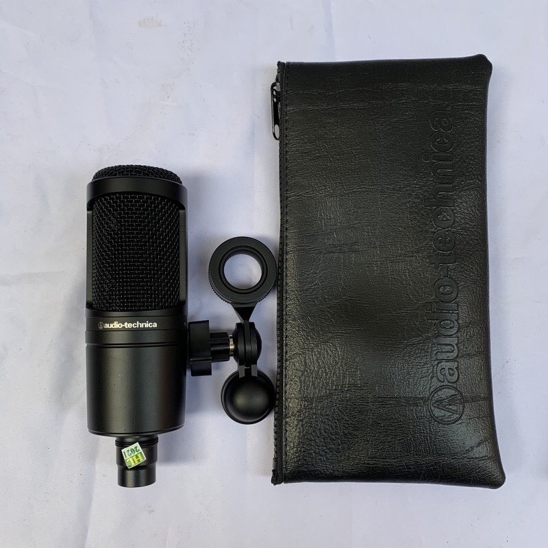 BỘ MICRO THU ÂM CHUYÊN NGHIỆP AUDIO TECHNICA-AT2020 CHÍNH HÃNG CHẠY NGUỒN 48V BẢO HÀNH 1 NĂM