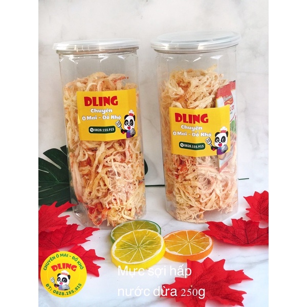 Mực Sợi Hấp Dừa 250g