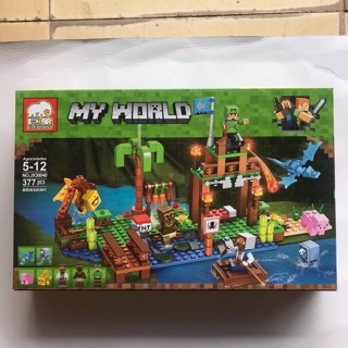 Bộ lego MY WORLD 377 chi tiết