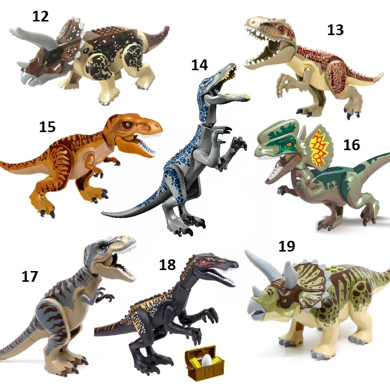 Mô hình khủng long các loài- đồ chơi xếp hình lắp ráp sáng tạo Minifigures