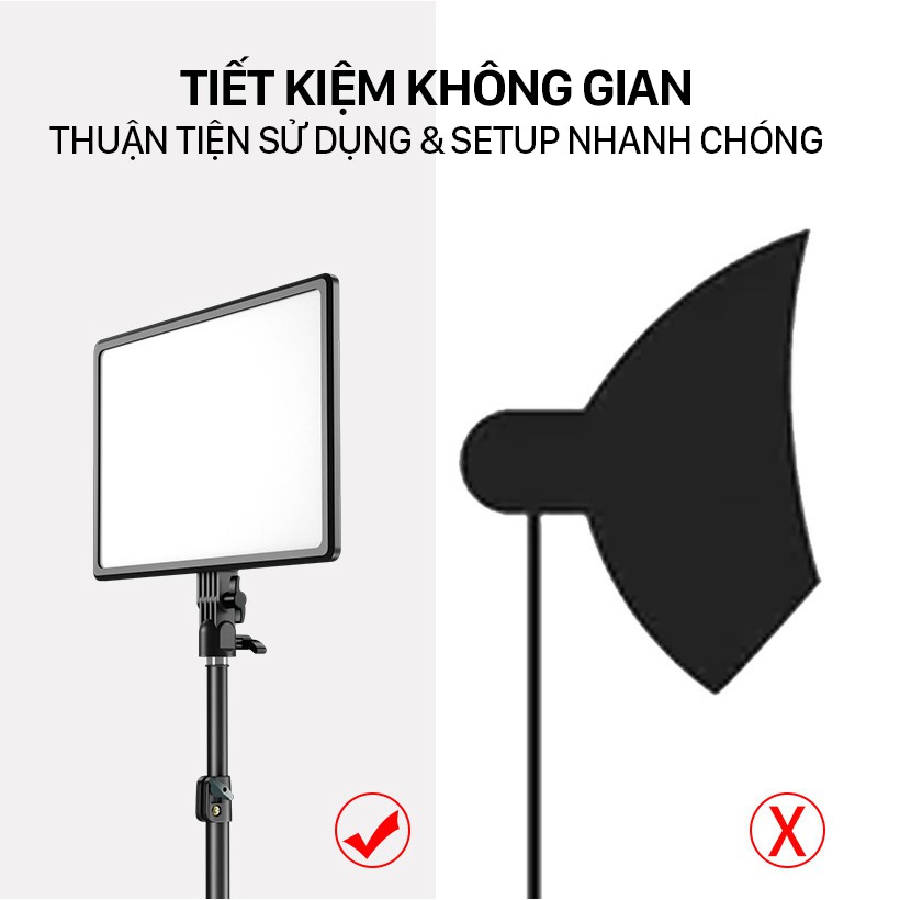 Đèn hỗ trợ live stream, studio và chụp ảnh, quay phim chuyên nghiệp PHOTOGRAPHY LIGHT A111 chính hãng