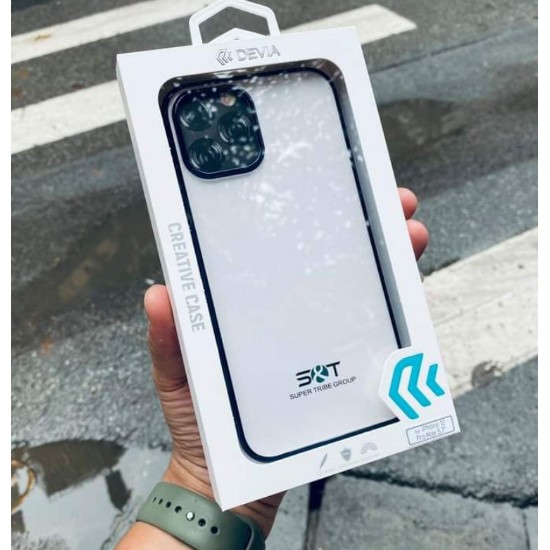 Ốp lưng Devia trong viền màu iPhone 12 Mini/ 12/ 12 Pro/ 12 Pro Max Chính hãng siêu đẹp
