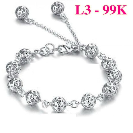 Lắc Tay Quả Cầu Trắng