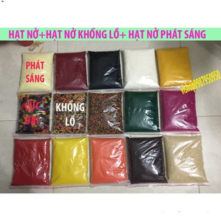 [RẺ VÔ ĐỊCH]-GÓI 1 KG hạt nở nhiều màu/hạt nở đại khổng lồ nhật bản gồm 10 triệu viên đủ màu trang trí nhà cửa