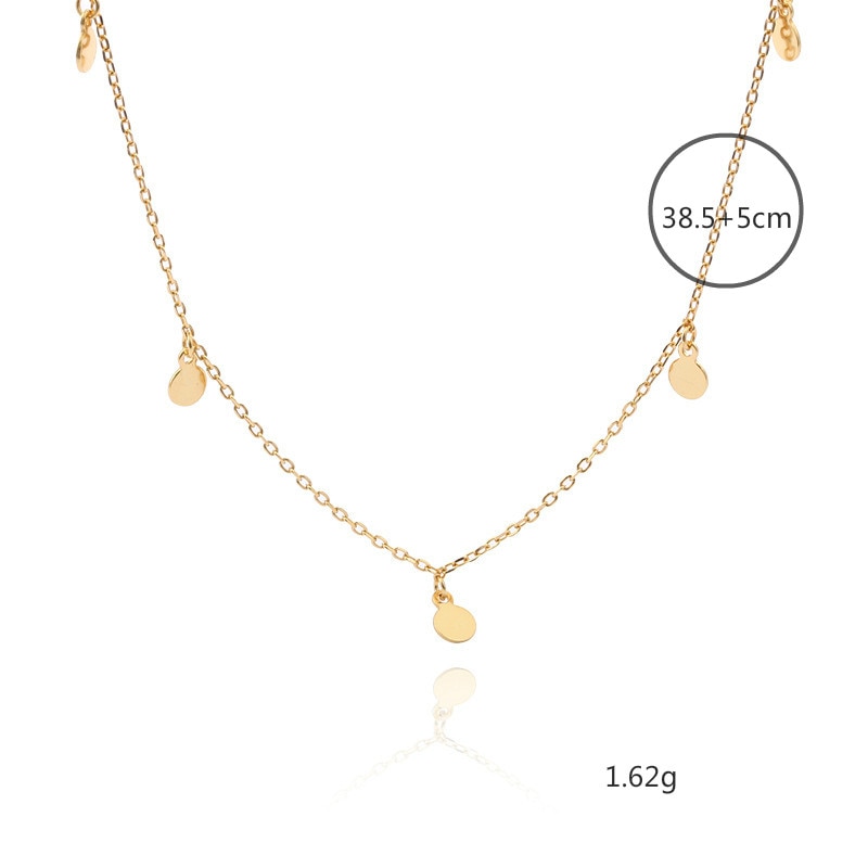 Vòng Cổ Choker Chất Liệu Bạc 925 Mạ Vàng 18k