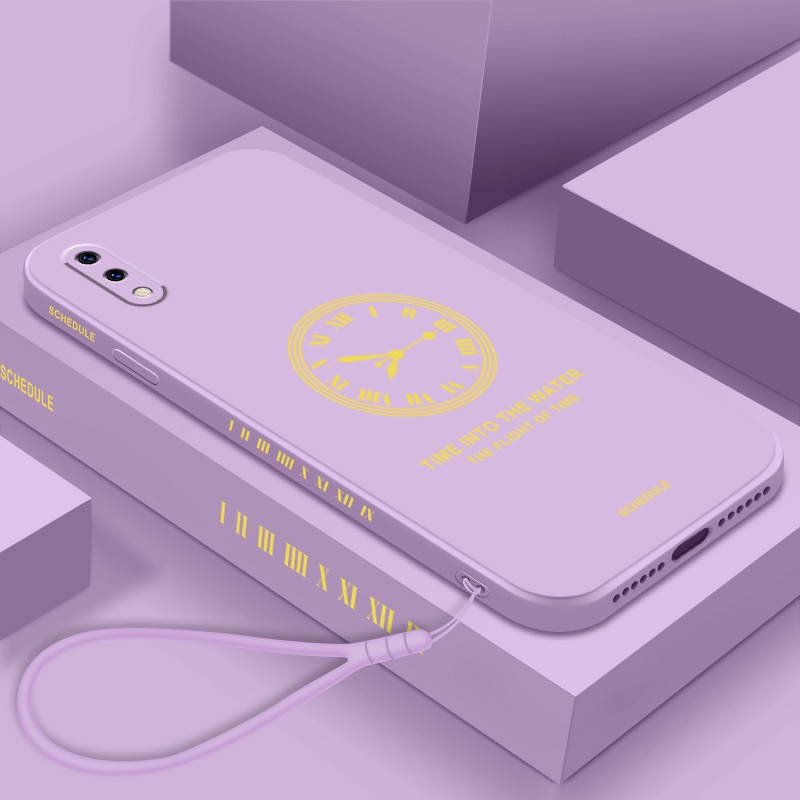 Ốp Điện Thoại TPU Silicone Hình Đồng Hồ Cho vivo y91 y91c y93 y95 y81 y83 y71 y85