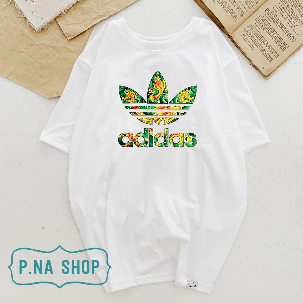 Áo thun ADIDAS tay lở hàng hiệu Vải Cotton dày dặn