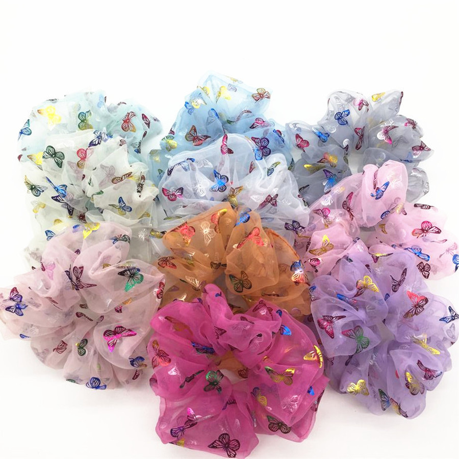 Dây Buộc Tóc Hình Bướm Xinh Xắn Dành Cho Nữ