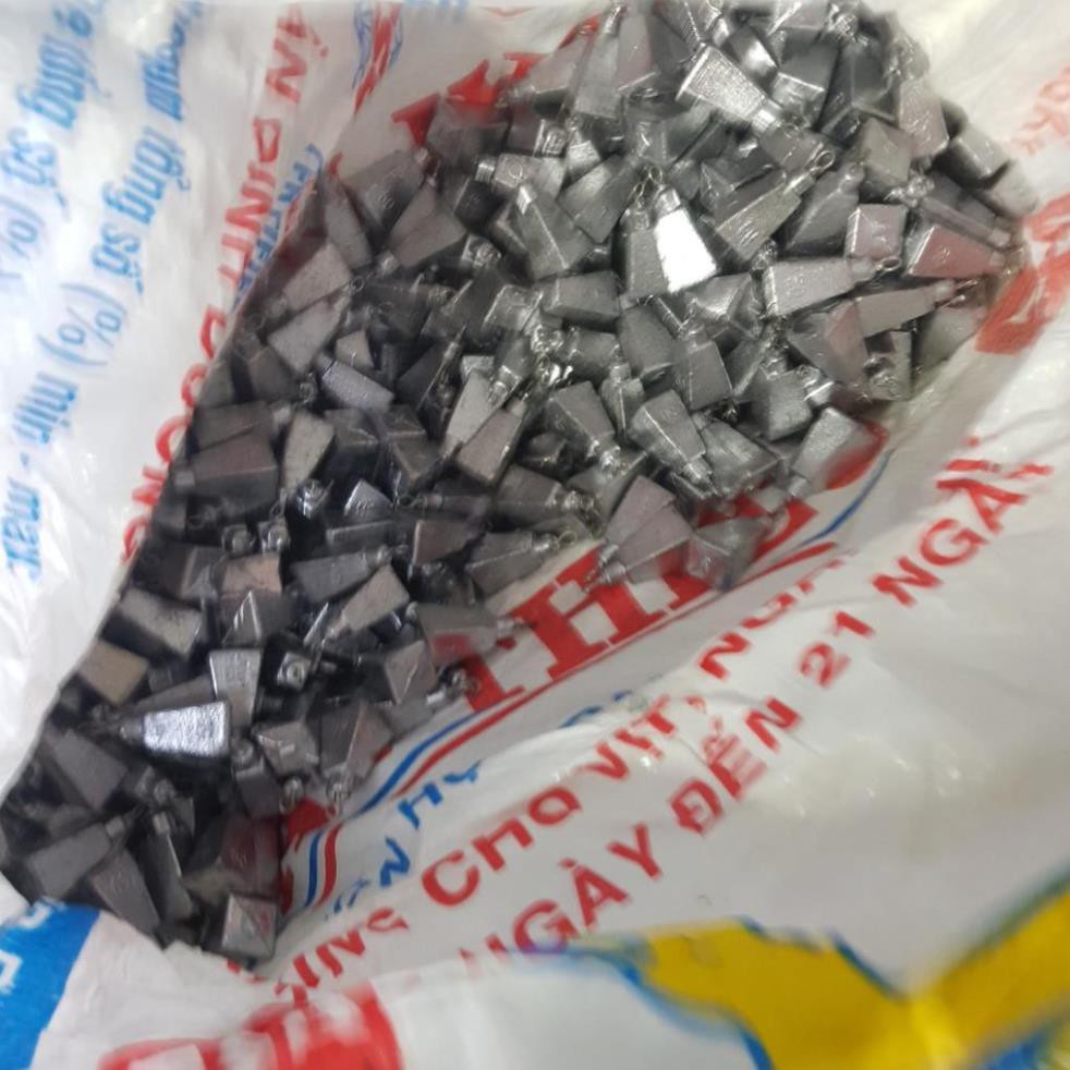 Nửa ký chì câu cá hinh vuông