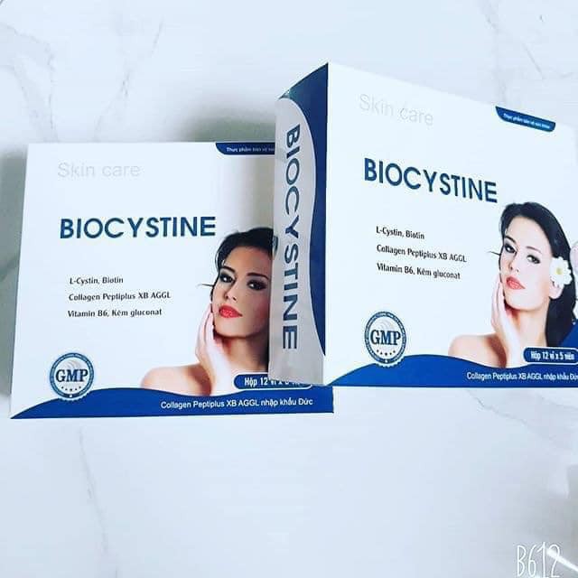 BIOCYSTINE (L-Cystin) - Viên uống đẹp da, hỗ trợ giảm thâm nám, mọc tóc, chống lão hóa | Thế Giới Skin Care