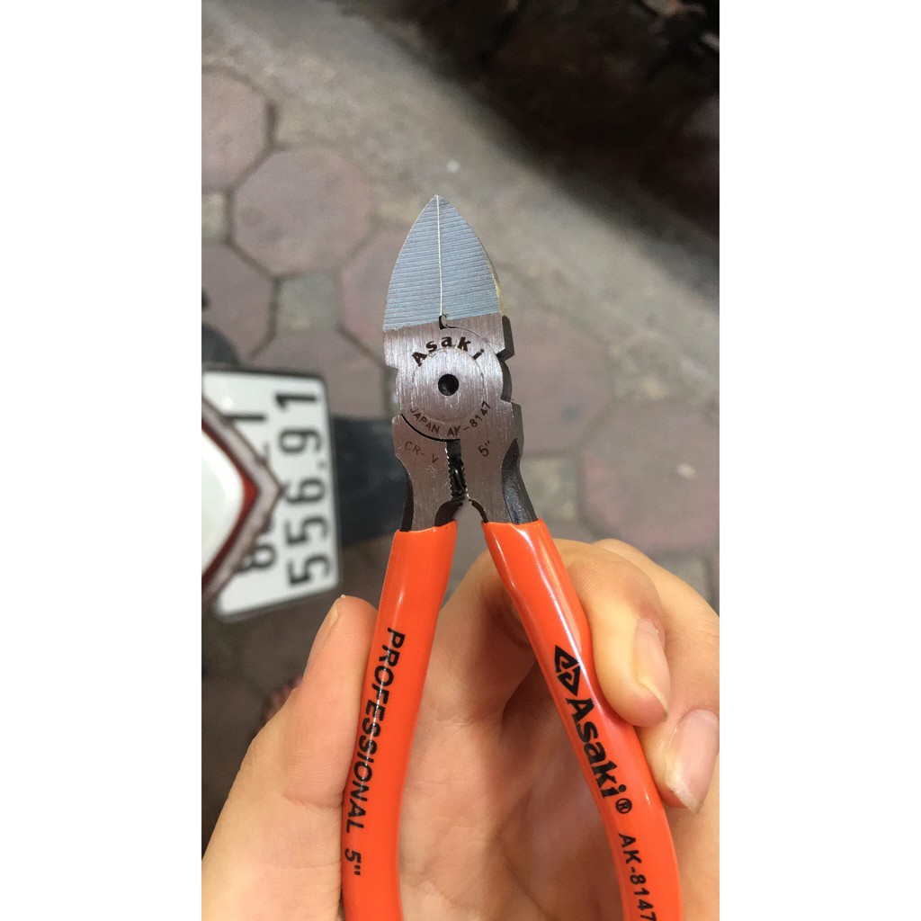 Kìm Cắt Asaki AK-8147 5'' 135mm Made In Japan