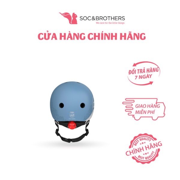 Mũ đội đầu phản quang cho bé Scoot and Ride