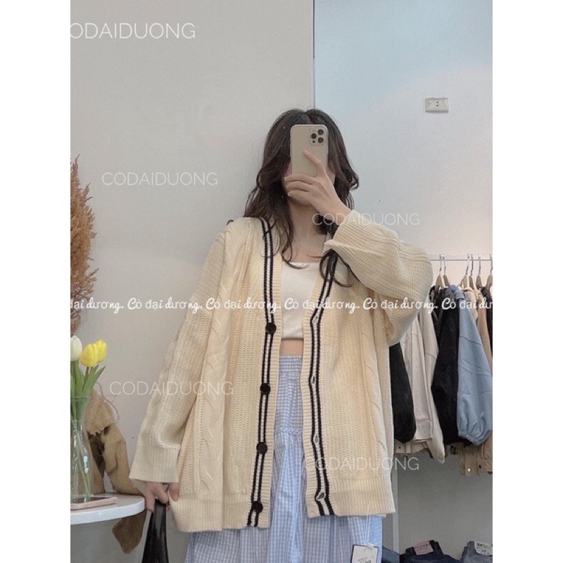 áo cardigal chất đẹp cục dọc len mịn