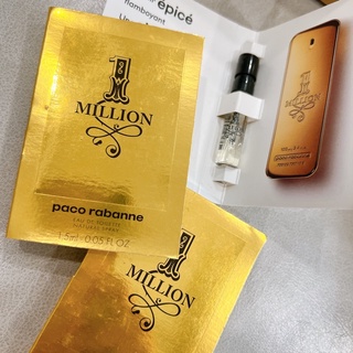Vial nước hoa nam 1 Million Paco Rabanne 1.5ml