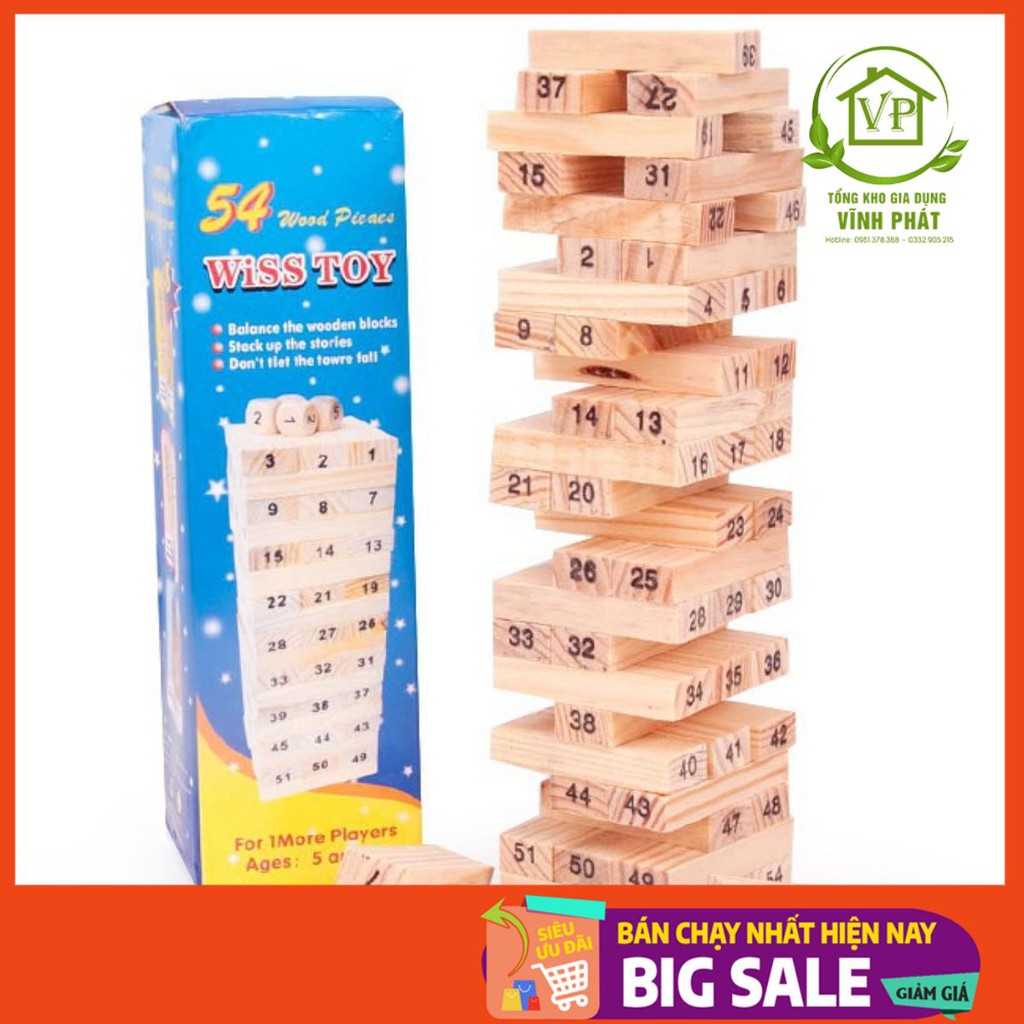 Bộ Chơi Rút Gỗ - tăng khả năng sáng tạo và tư duy logic trong bé 0079843 Tiện Ích Việt Nam 99