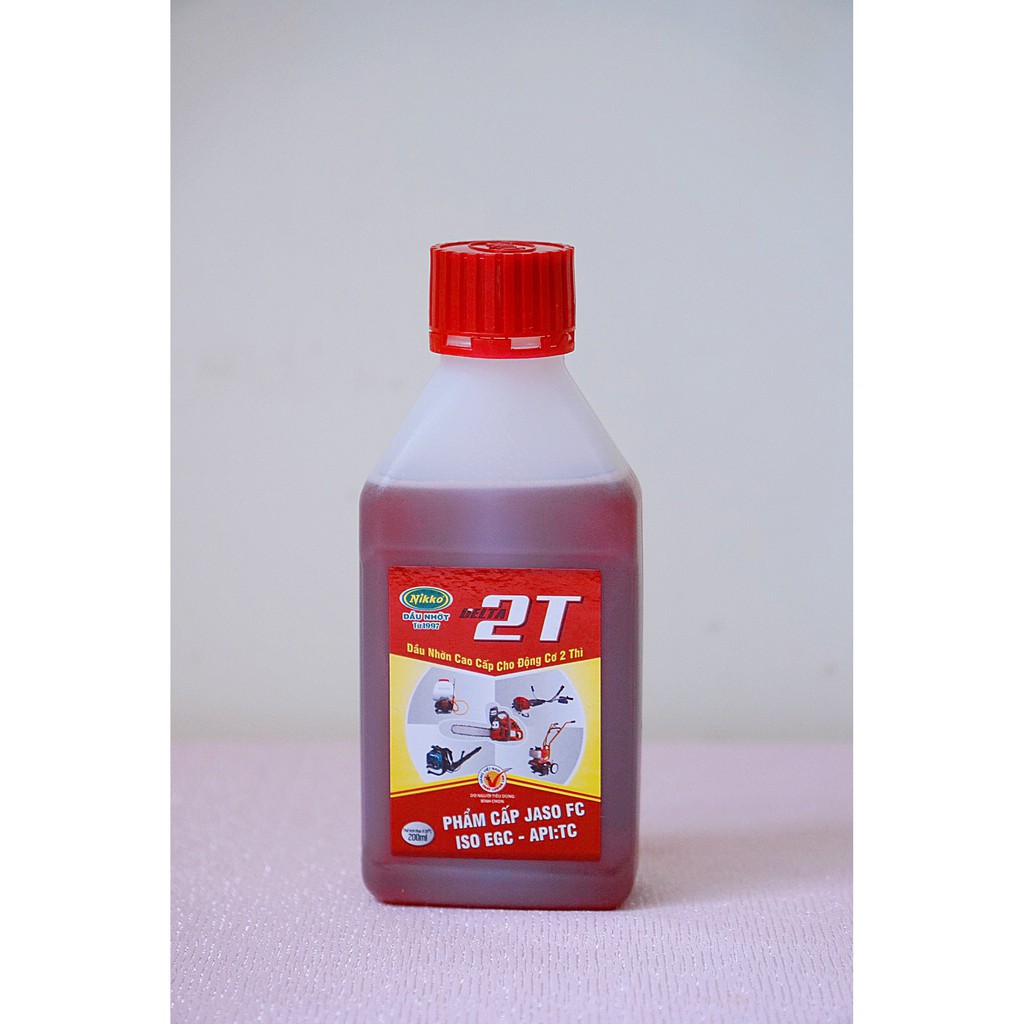 Nhớt máy 2 thì NIKKO DELTA 2T (200 ml) JASO FC ISO EGC API: TC