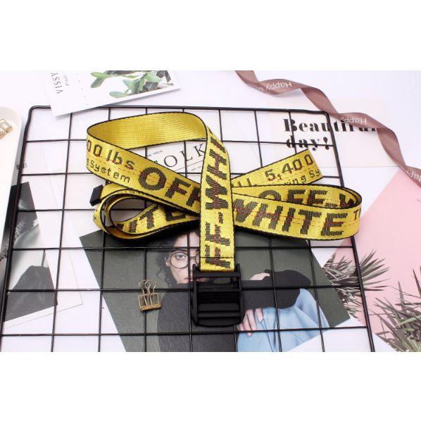 Thắt lưng OFF WHITE cao cấp full tag túi, Belt OFF WHITE,dây nịt off white ow | BigBuy360 - bigbuy360.vn