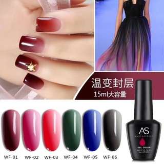 Set 6c sơn Gel AS chính hãng mã WF ( Đổi màu theo nhiệt độ )