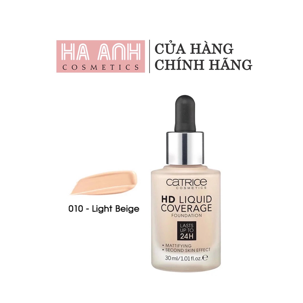 Kem Nền Catrice HD Liquid Coverage Foundation màu 010