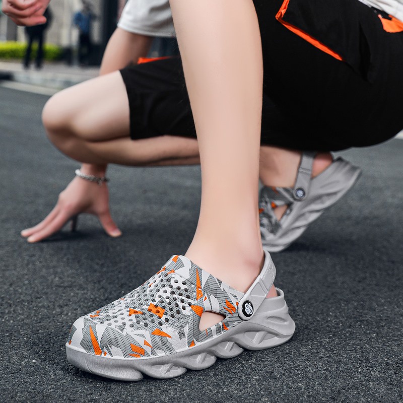 Dép Sandal Phong Cách Thời Trang Đường Phố Hàn Quốc Cho Nam Giới Có Size 38-45