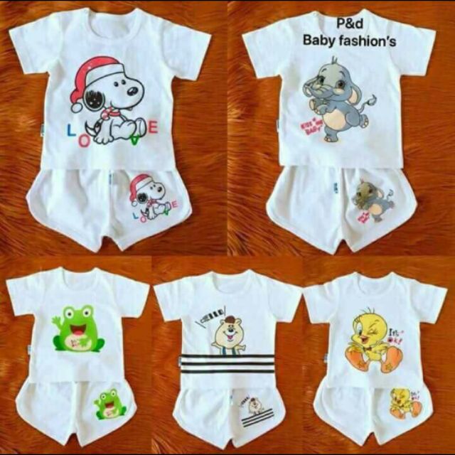 Combo 50  bộ cộc đủ size cho bé