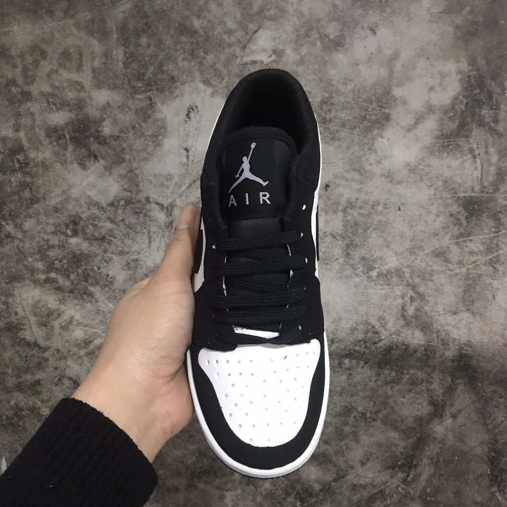 Giày JORDAN 1 ĐEN TRẮNG CỔ THẤP , Giày Sneaker 𝐉𝐎𝐃𝐀𝐍 1 Panda LOW
