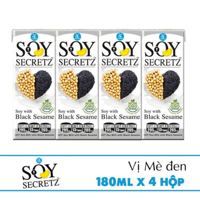 Combo 6 Lốc Sữa Đậu Nành Soy Secretz