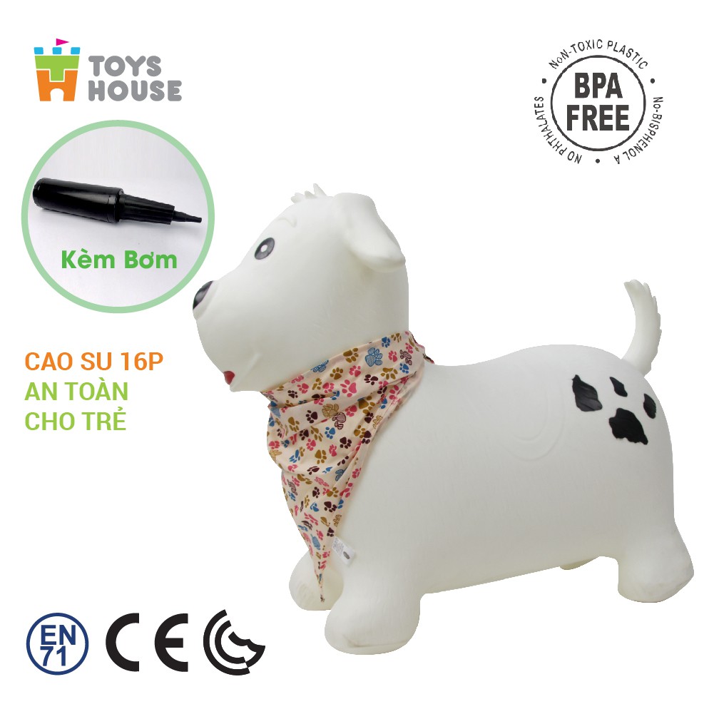 Thú nhún trẻ em hình thỏ dễ thương Toys house - Tiêu chuẩn Xuất khẩu Châu Âu EN71 - Đồ chơi vận động cho bé